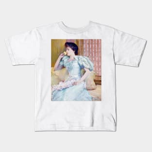 Lillie (Lillie Langtry) by Childe Hassam Kids T-Shirt